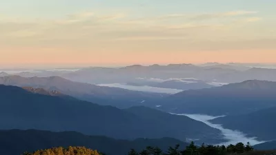 지리산 촛대봉 운해와 일출