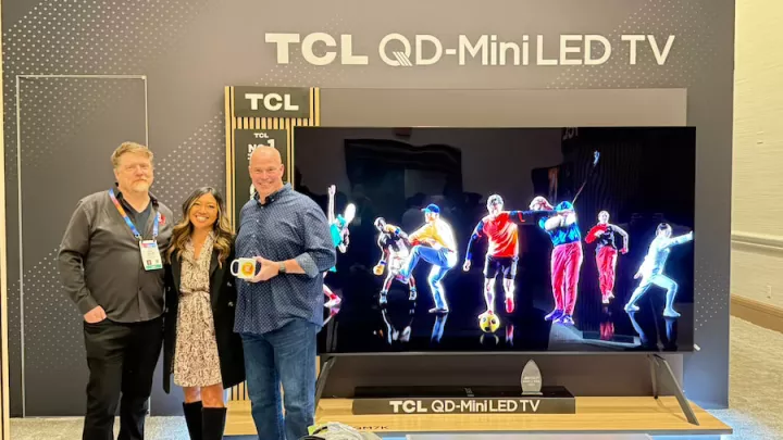 CES 2025에서 선보인 TCL QM7 QD-MiniLED 115인치 TV