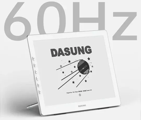 Dasung 에서 발표한 60Hz 주사율 지원 전자잉크 화면 이미지입니다.