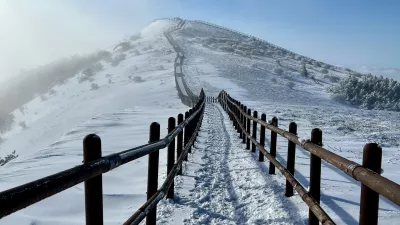 겨울 소백산