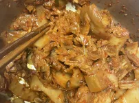 아이 야식 김치찌개 순두부